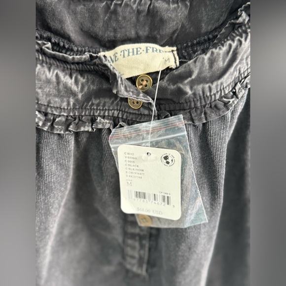 NWT We the Free Muse Tunic - Washed Black Color - Picture 6 of 7